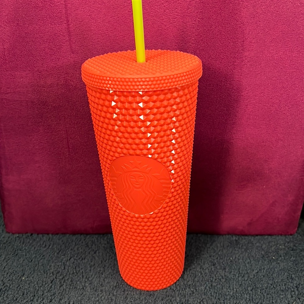 Starbucks Summer 2022 Dragonfruit Pink Studded Tumbler